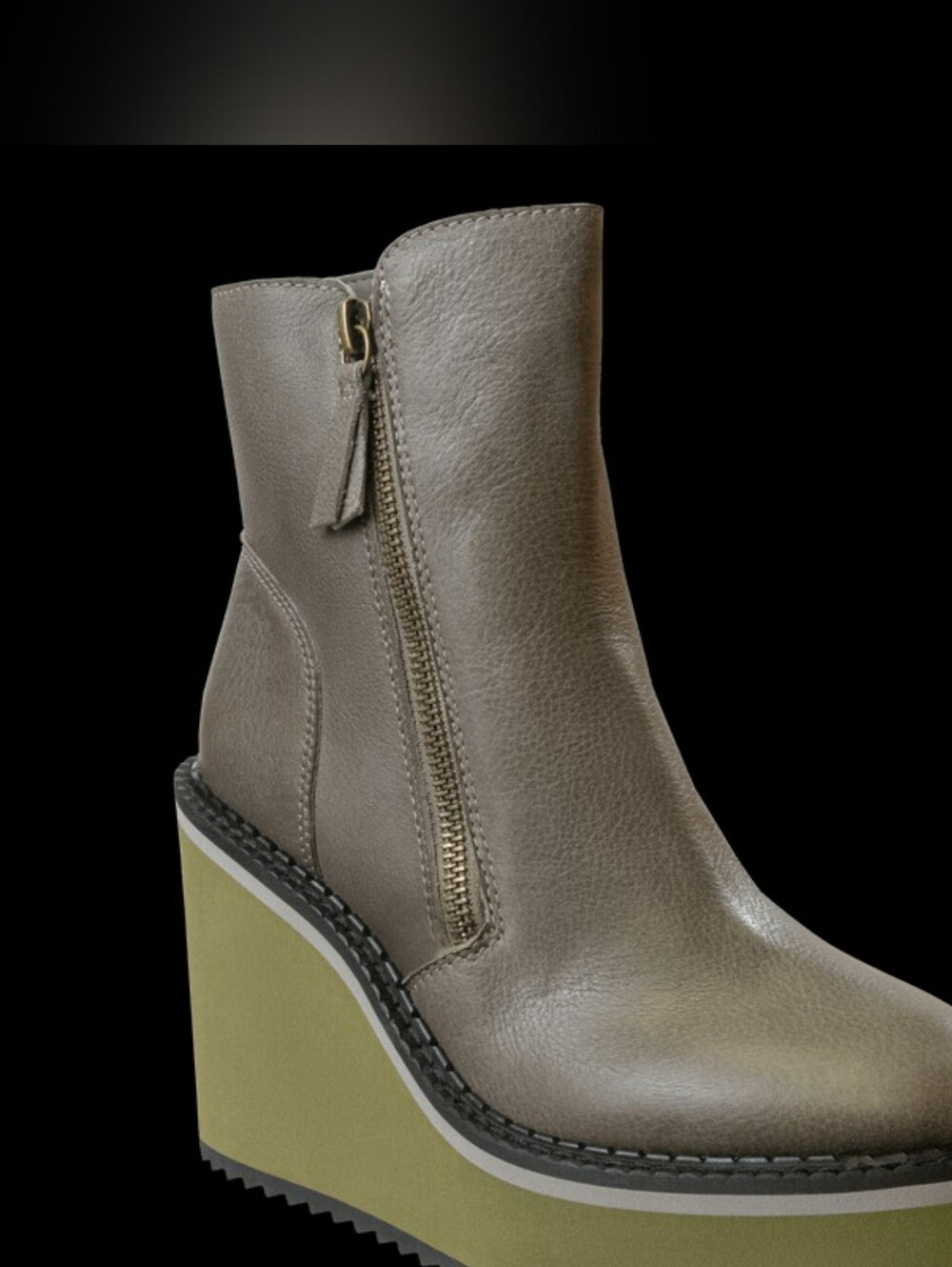 Naked Feet Avail Wedge Ankle Boots